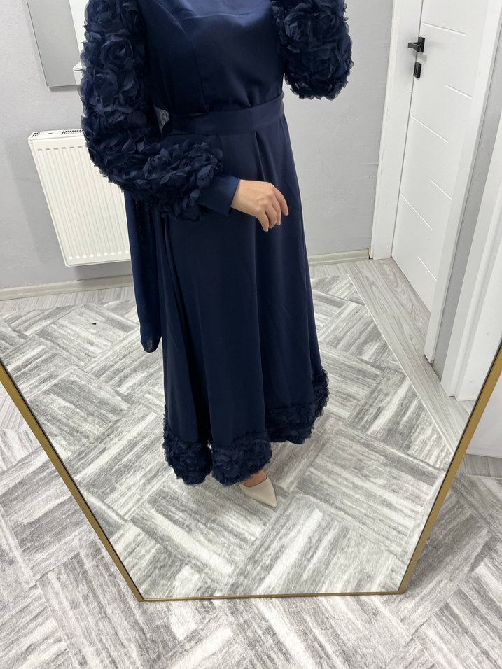 Tesettür abiye elbise - Görsel 3