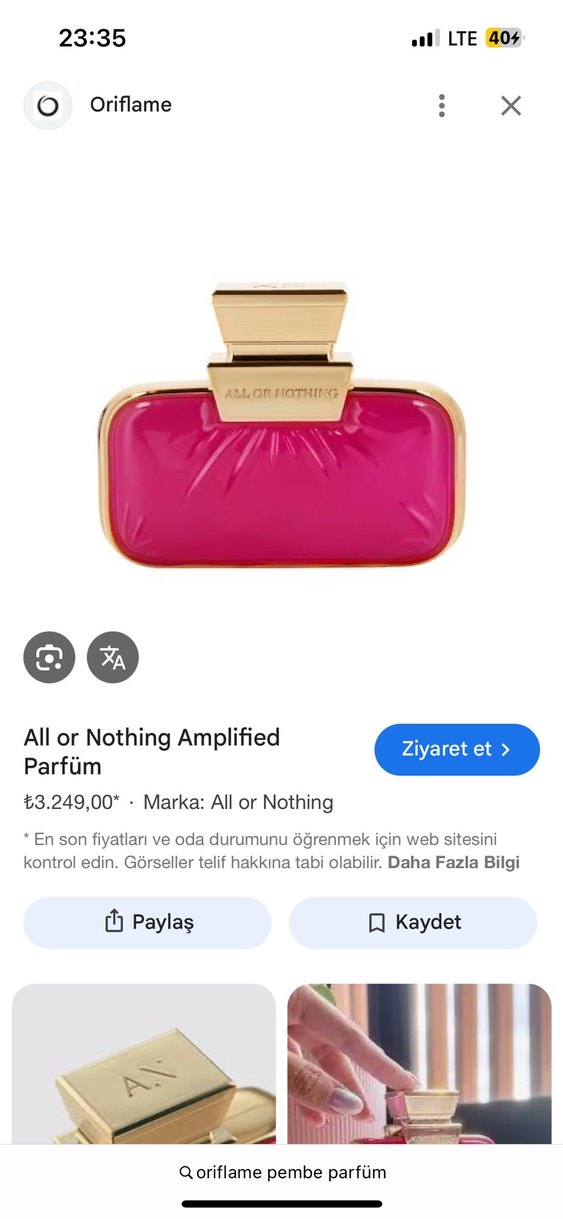 All Or Nothing Kadın Parfümü - Görsel 2