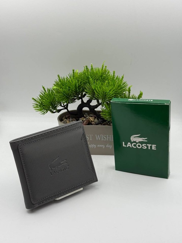 Lacoste Siyah Modern Klasik Erkek Cüzdanı - Görsel 5