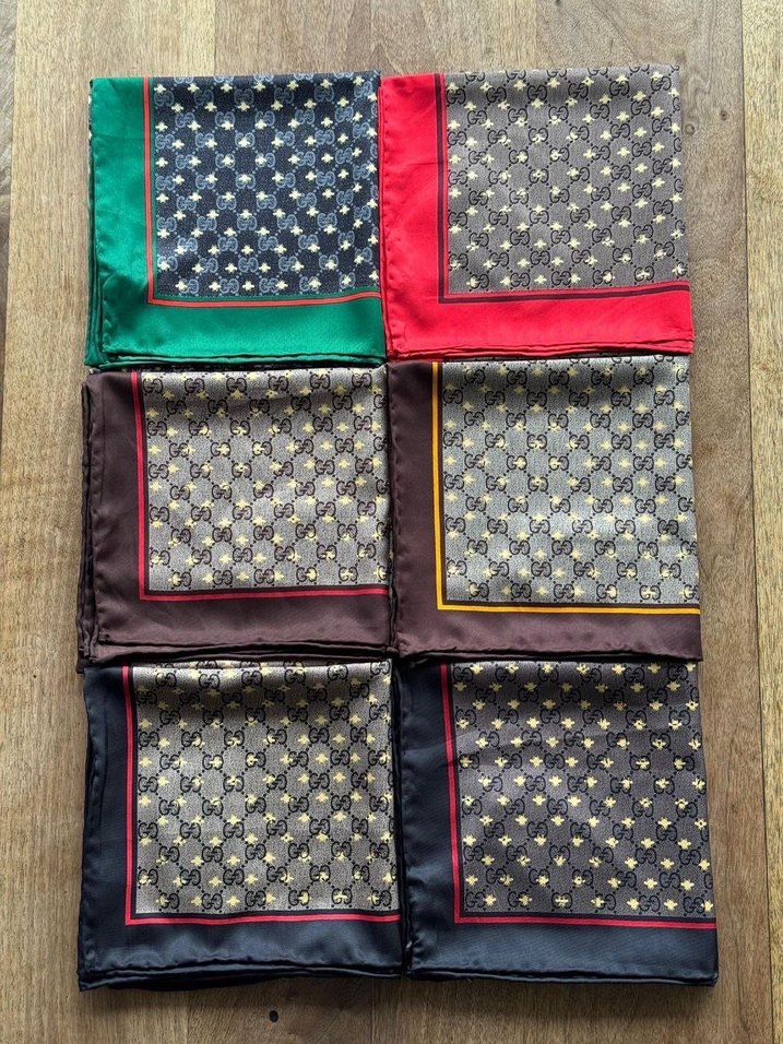 Gri Desenli Kadın Fular - Görsel 5