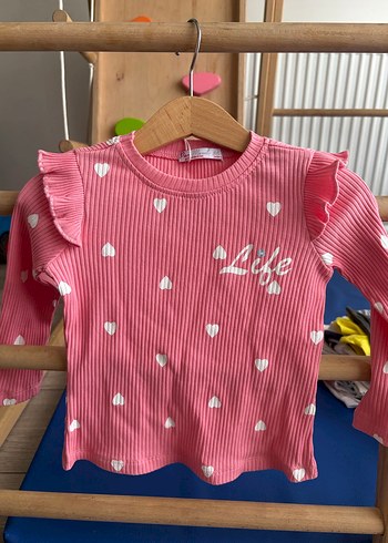 Kız Çocuk Beyaz Dantel Detaylı Tişört - Görsel 6