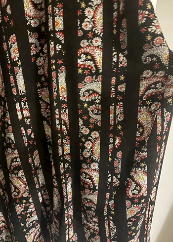 Renkli Desenli Uzun tunik - Görsel 2