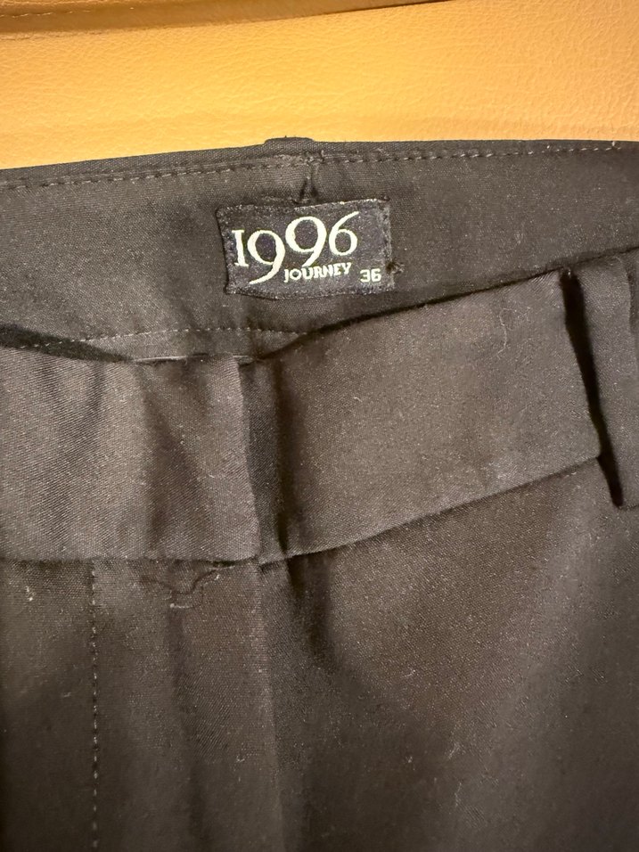 Siyah kumaş pantolon - Görsel 2