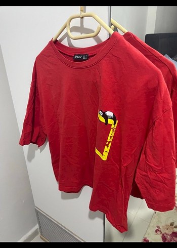 Kırmızı Kadın Tişört - Görsel 2