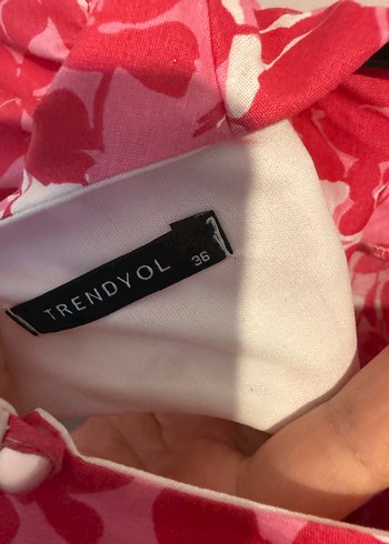 Pembe Çiçek Desenli Kız Elbisesi - Görsel 3