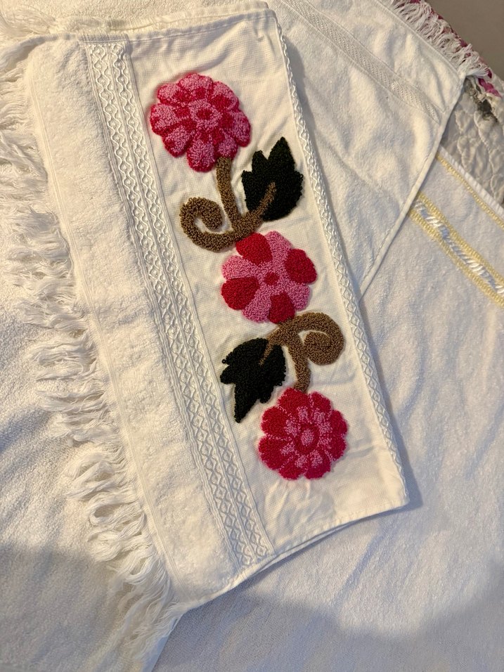 Punch Detaylı Bohem SIFIR HAVLU - Görsel 2