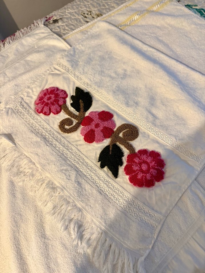 Punch Detaylı Bohem SIFIR HAVLU - Görsel 3