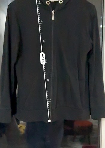 Kadın Siyah Fermuarlı Ceket - Görsel 3