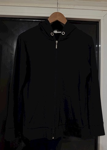 Kadın Siyah Fermuarlı Ceket - Görsel 6