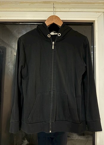 Kadın Siyah Fermuarlı Ceket - Görsel 4