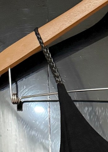 Siyah Askılı Midi Elbise - Görsel 2