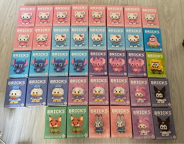 Lego mini bricks sanrio disney hediye