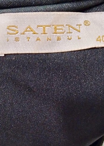 40 Beden Siyah Pilili Uzun Kadın Abiye Elbise