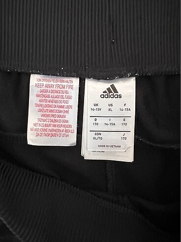 15-16 Yaş Beden Adidas Eşofman Altı