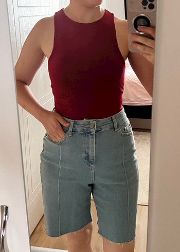 Vişne kırmızı body
