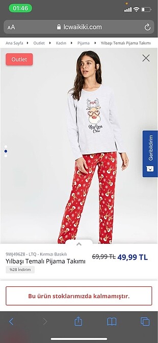 LC Waikiki Satılık Pijama