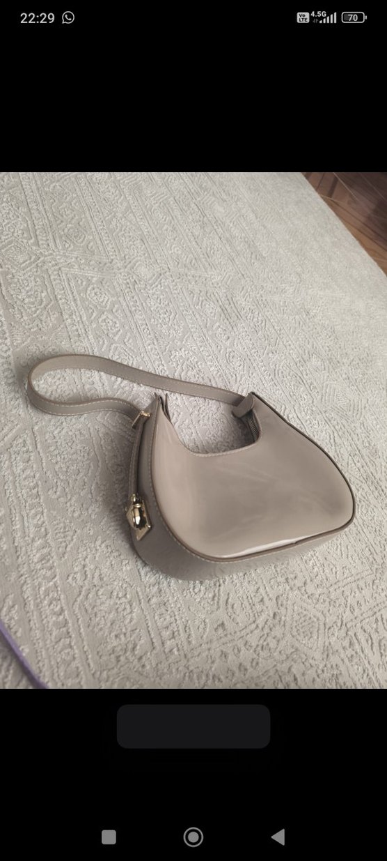 Bej Rugan Baget Çanta - Olivia Gate - Görsel 2