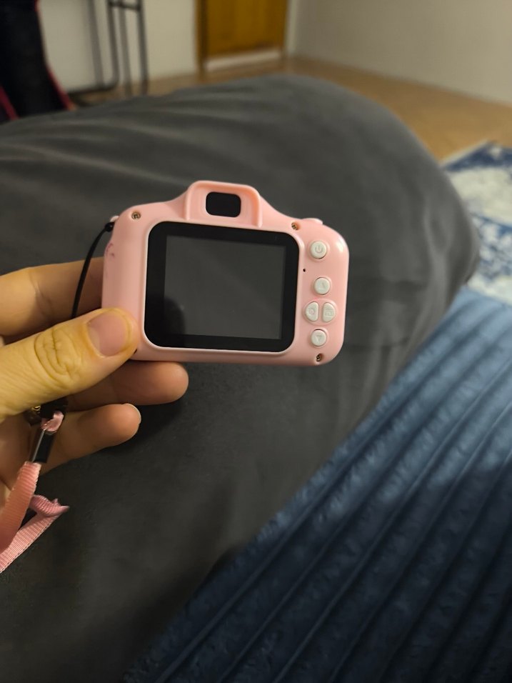 Pastel Pembe Dijital Mini Kamera - Görsel 2