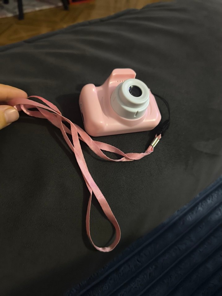 Pastel Pembe Dijital Mini Kamera - Görsel 3
