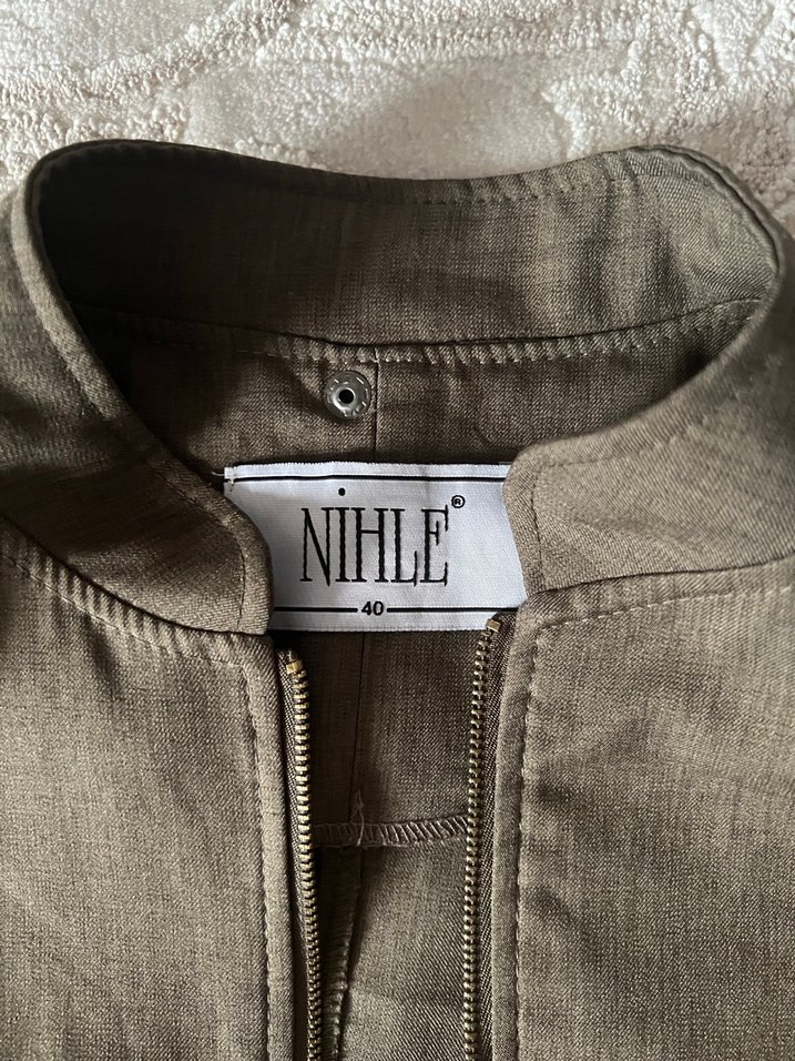 Fermuarlı Uzun pardesü trenç - Görsel 3