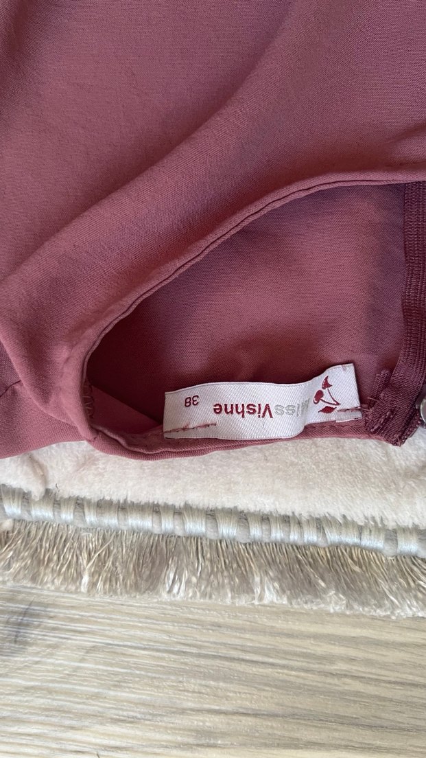 Gül kurusu etekli takım - Görsel 3