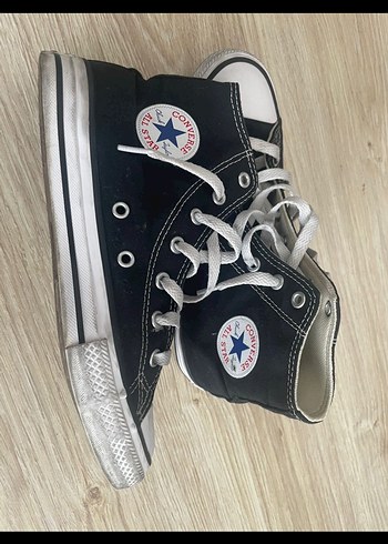 Siyah Düz Tabanlı orijinal converse - Görsel 2