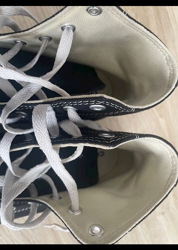Siyah Düz Tabanlı orijinal converse - Görsel 4