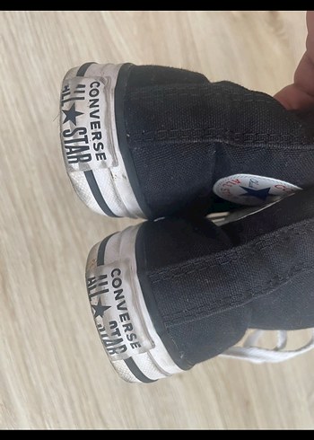 Siyah Düz Tabanlı orijinal converse - Görsel 3