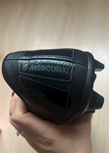 Siyah Bağcıklı Erkek Futbol Ayakkabısı 40.5 numara krampon - Görsel 3