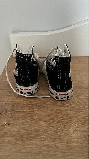 20 Beden siyah Renk İthal bebek converse