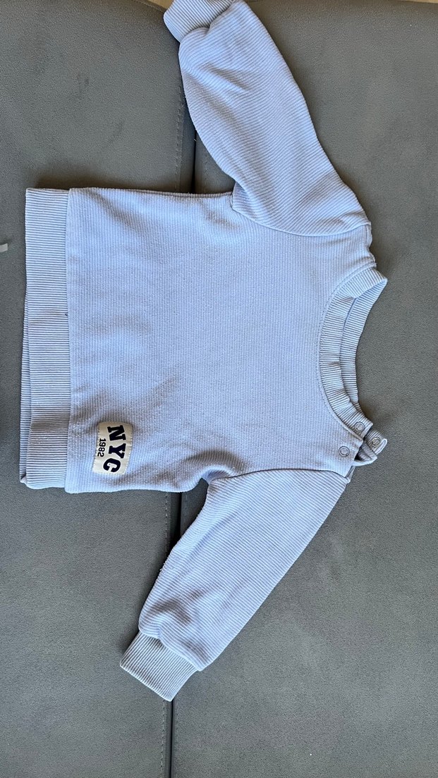 Mavi Bebek Erkek Uzun Kollu Takım - Görsel 3