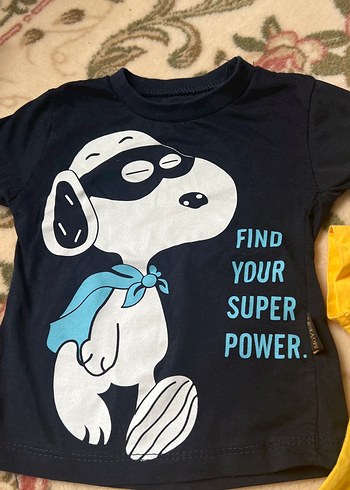 Sarı Bugs Bunny Baskılı Erkek Tişört - Görsel 3