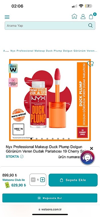 nyx duck plump 19 cherry spice