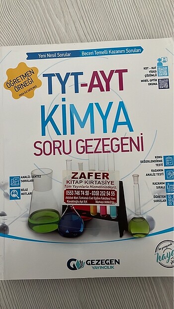 GEZEGEN YAYINLARI TYT-AYT KİMYA SORU BANKASI