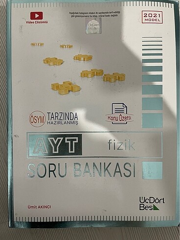 AYT FİZİK 3-4-5 SORU BANKASI