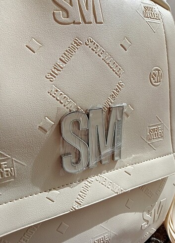 Beden beyaz Renk Steve Madden Orjinal sırt çantası