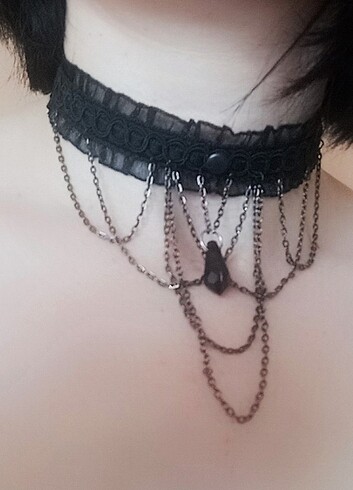 Tasarımcı Zincirli choker