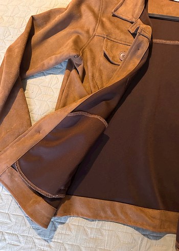 Süet erkek Ceket - Görsel 3