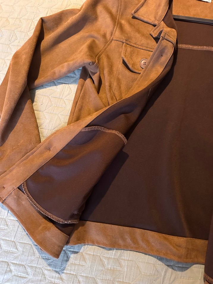 Süet erkek Ceket - Görsel 3