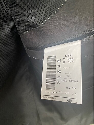 C.C.S sarar damatlik temiz 52 beden - Görsel 5