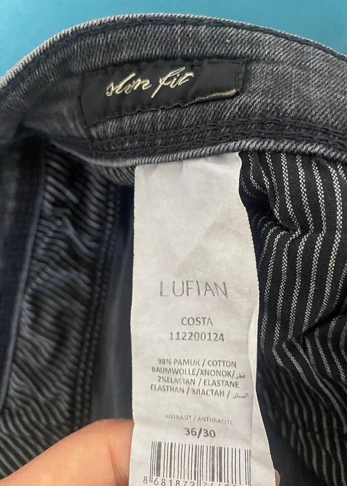 Lufian slim fit erkek kot - Görsel 5