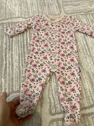3-6 Ay Beden çeşitli Renk Kız bebek tulum