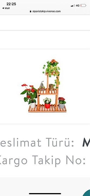 Çiçek sehpası