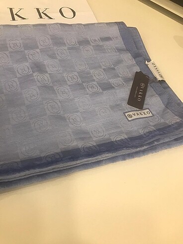 Orijinal Vakko monogram şal
