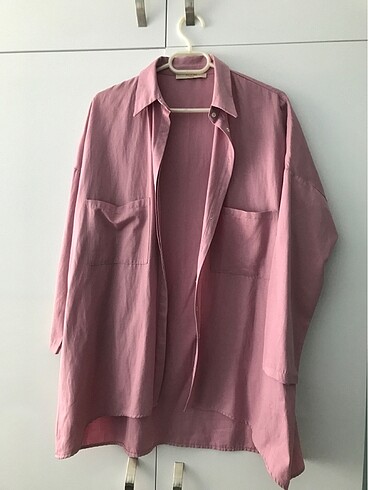 Yazlık pembe gömlek
