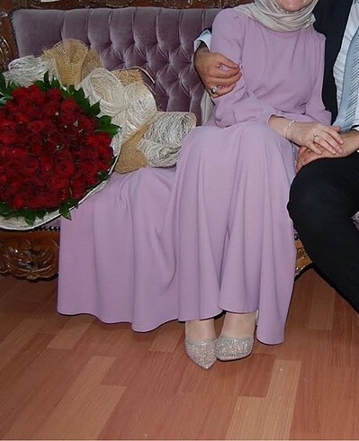 s Beden ten rengi Renk Yusra Collection prenses elbise