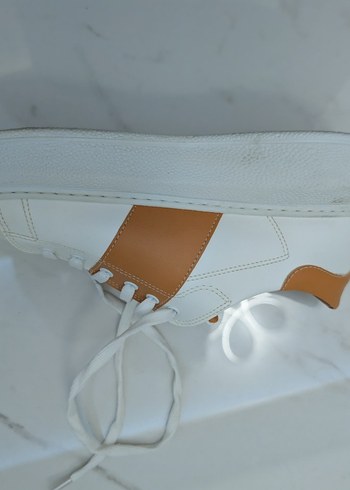38 Beden YAYA hotic Beyaz Minimalist Kadın Sneaker