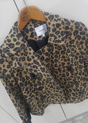 Koton leopar desenli trenç