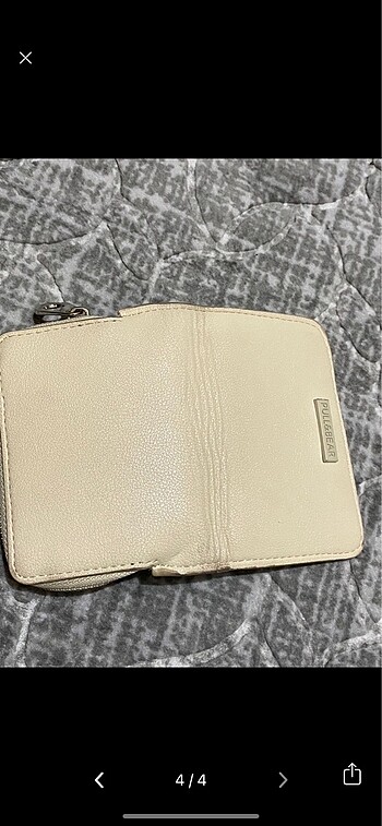 Beden ten rengi Renk Pull&Bear Krem Cüzdan