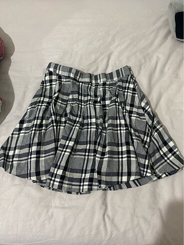 H&M Ekoseli Etek